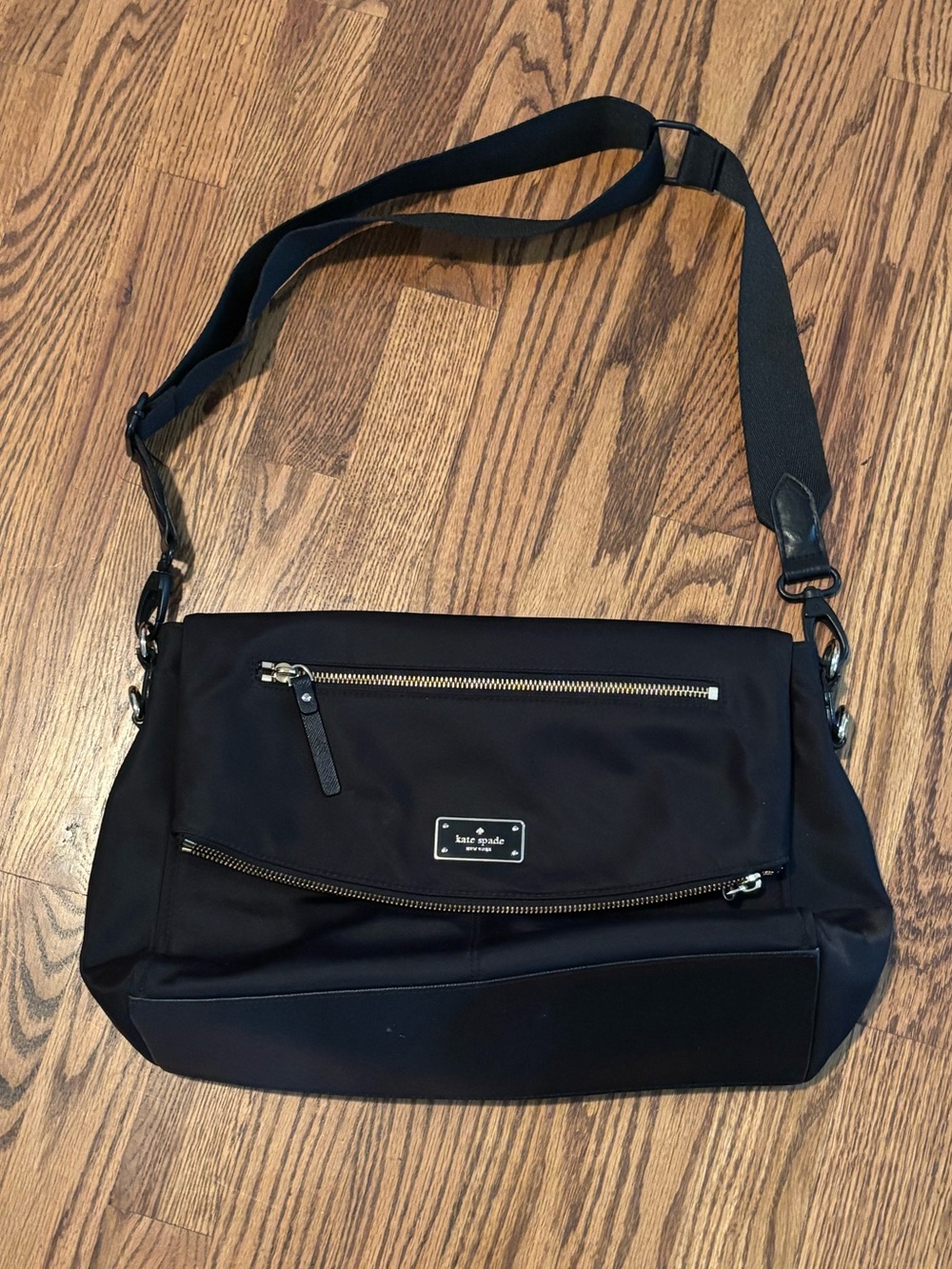 Kate Spade New York Nylon Miri Crossbody Bag - Black (Modified)